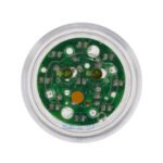 9 LED 2" Round Light (Clearance/Marker) - Amber LED/Clear Lens (Bulk) - Image 5