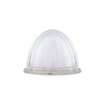 9 LED Dual Function GloLight Watermelon Cab/Auxiliary Light - Amber LED/Clear Lens - Image 3