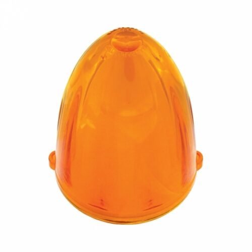 9 LED Dual Function GloLight Watermelon Grakon 1000 Style Cab Light - Amber LED/Amber Lens