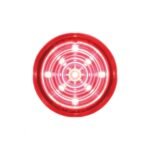 9 LED Mini Bullet Light Insert - Red LED/Red Lens (Bulk)