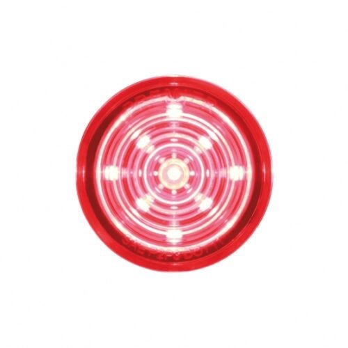 9 LED Mini Bullet Light Insert - Red LED/Red Lens (Bulk)