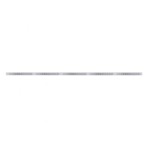 94" Stainless Light Bracket With 5X 11 LED 17" Light Bars - Amber LED/Clear Lens