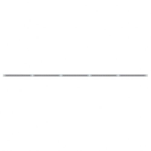 94" Stainless Light Bracket With 5X 23 SMD LED 17-1/4" Light Bars & Bezels - Red LED/Clear Lens