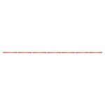 94" Stainless Light Bracket With 7X 14 LED 12" Light Bars - Red LED/Red Lens