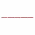 94" Stainless Steel Light Bracket - 19 LED 17-1/4" Light Bar x 5 With Red LED/Red Lens