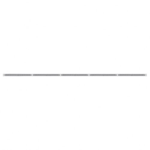 94" Stainless Steel Light Bracket With Five 23 SMD LED 17-1/4" Light Bar - Red LED/Clear Lens