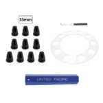 Aero Full-Moon Rear Axle Cover Kit - Indigo Blue - Image 2