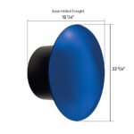 Aero Full-Moon Rear Axle Cover Kit - Indigo Blue - Image 3