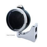 Black Guide 682-C Headlight No Bulb With Dual Mode LED Signal - Clear Lens - Image 4