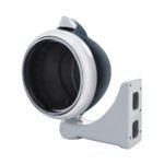 Black Guide 682-C Headlight No Bulb With Original Style LED Signal - Clear Lens - Image 3