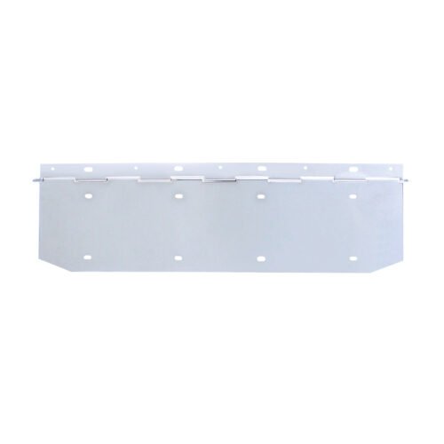 Chrome 2 License Plate Angled Holder With Hinge