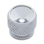 Chrome Bolt Head - Indented (Card of 4)