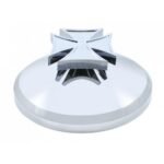 Chrome Cover With Iron Cross Spinner For UP Rear Axle Cover (Bulk)