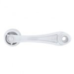 Chrome Die-Cast Window Crank With 3/8” Square Adapter - Indented - Image 3