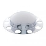 Chrome Dome Front Axle Cover 2PC Kit For 1-1/2" Nut Cover - Aluminum Wheel (2-Pack)