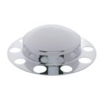 Chrome Dome Front Axle Cover 2PC Kit For 1-1/2" Nut Cover - Steel Wheel (2-Pack)