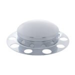 Chrome Dome Front Axle Cover 3PC Kit For Aluminum Wheel