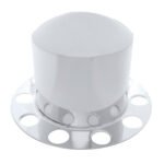 Chrome Dome Rear Axle Cover 2PC Kit For 1-1/2" Nut Cover - Aluminum Wheel