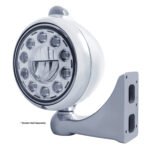 Chrome Guide 682-C Headlight 11 LED Bulb & Dual Mode LED Signal - Clear Lens - Image 3