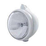 Chrome Guide 682-C Headlight 6014 & Original Style LED Signal - Clear Lens