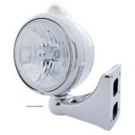 Chrome Guide 682-C Headlight Crystal H4 & Dual Mode LED Signal - Clear Lens - Image 4