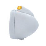 Chrome Guide 682-C Headlight H4 With Amber LED & Dual Mode LED Signal - Amber Lens - Image 3