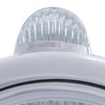 Chrome Guide 682-C Style Headlight H6024 & LED Turn Signal - Clear Lens - Image 4