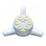 Chrome Plastic Gun Cylinder Hubcap Spinner Only