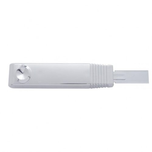 Chrome Turn Signal Lever Cover - Indented
