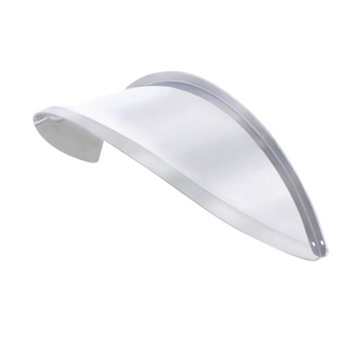 Chrome Visor With Rise Lip For 7" Headlight