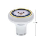 Deluxe Military Medallion Air Valve Knobs - Navy - Image 5