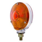 Double Face Turn Signal Light With 1157 Bulb - Amber & Red Lens - Image 2