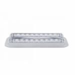 Dual 10 LED 6-1/2" Light Bars (Stop, Turn & Tail) - Red LED/Clear Lens - Image 2