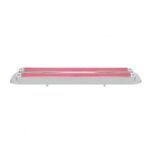 Dual 24 LED Dual Function 12" GloLight Bar With Bezel - Red LED/Clear Lens - Image 3