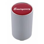 "Emergency" 3" Air Valve Knob - Red Glossy Sticker