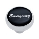 "Emergency" Deluxe Air Valve Knob - Black Glossy Sticker