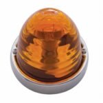 Glass Beehive Flush Mount Kit - Amber - Image 2