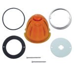 Grakon 1000 Cab Light Conversion Kit With Watermelon Glass Lens & Twist In Base - Amber (Bulk)