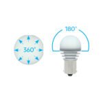 High Power 1156 LED Bulb - White - Image 5