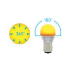 High Power 1157 LED Bulb - Amber - Image 5