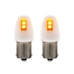 High Power 8 LED 1156 Type Bulb - Amber (Card of 2) - Image 3