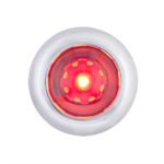 LED Dual Function ArcBlast 3/4" Mini Light (Clearance/Marker) - Red LED/Red Lens - Image 2