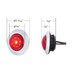 LED Dual Function ArcBlast 3/4" Mini Light (Clearance/Marker) - Red LED/Red Lens - Image 6
