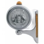 LED Headlight Bracket - 10 Amber LED/Amber Lens (Pair) - Image 2