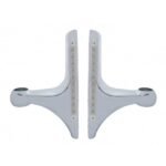 LED Headlight Bracket - 10 Amber LED/Clear Lens (Pair)