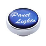 "Panel Lights" Dash Knob - Blue Glossy Sticker