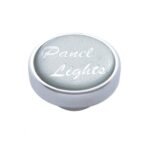 "Panel Lights" Dash Knob - Silver Glossy Sticker