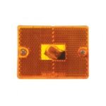Rectangular Light (Clearance/Marker) With Reflex Lens - Amber Lens - Image 2