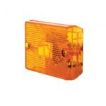 Rectangular Light (Clearance/Marker) With Reflex Lens - Amber Lens - Image 3