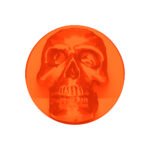 Skull Air Valve Knob - Cadmium Orange - Image 2